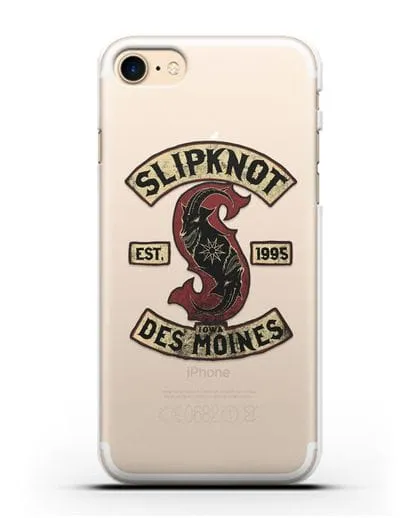Чехол с картинкой Slipknot силиконовый для iPhone 8