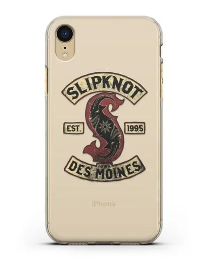 Чехол с картинкой Slipknot силиконовый для iPhone XR