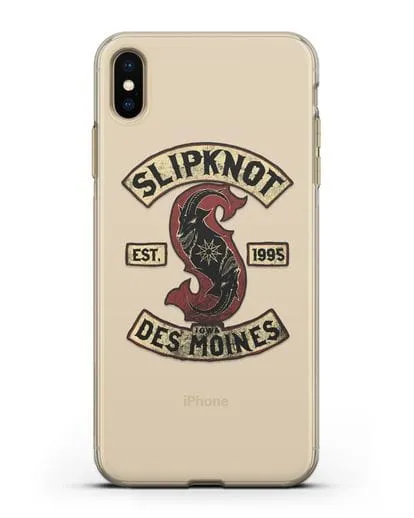 Чехол с картинкой Slipknot силиконовый для iPhone XS Max