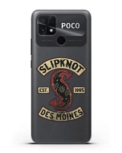 Чехол с картинкой Slipknot силиконовый для Xiaomi Poco C40