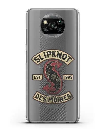 Чехол с картинкой Slipknot силиконовый для Xiaomi Poco X3