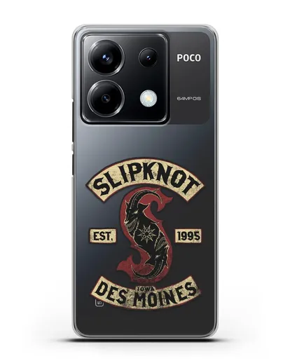 Чехол с картинкой Slipknot силиконовый для Xiaomi Poco X6
