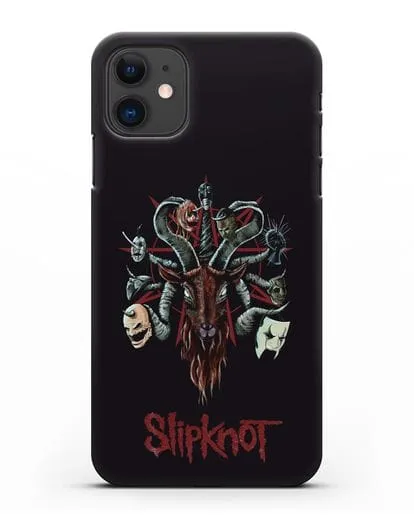 Чехол с иллюстрацией Slipknot силиконовый для iPhone 11