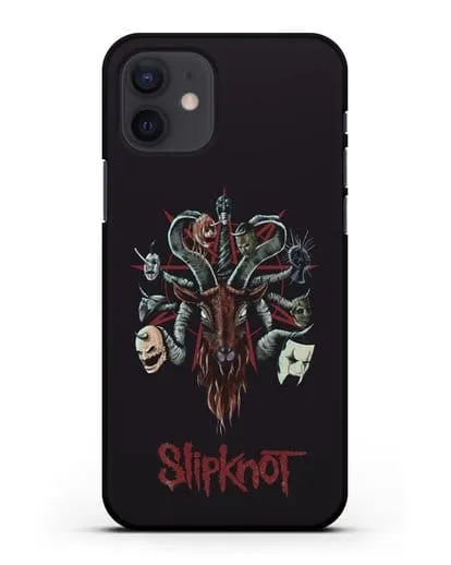Чехол с иллюстрацией Slipknot силиконовый для iPhone 12