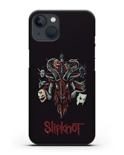 Чехол с иллюстрацией Slipknot силиконовый для iPhone 13