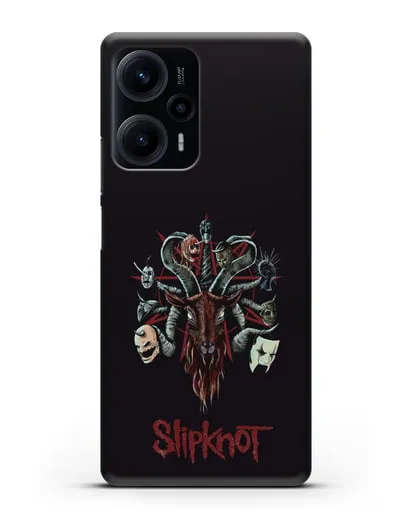 Чехол с иллюстрацией Slipknot силиконовый для Xiaomi Poco F5