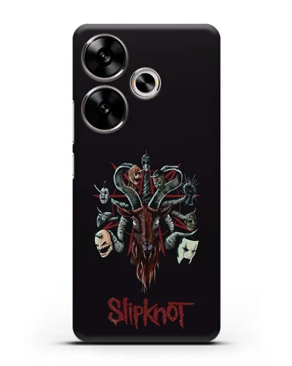 Чехол с иллюстрацией Slipknot силиконовый для Xiaomi Poco F6