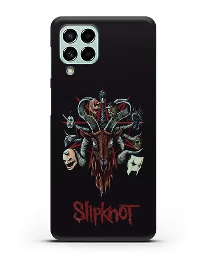 Чехол с иллюстрацией Slipknot силиконовый для Samsung Galaxy M53 [SM-M536]