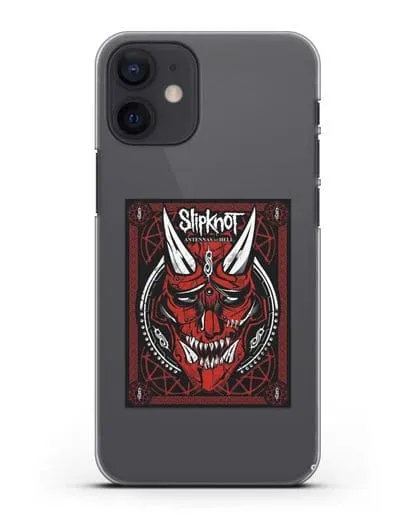 Чехол Slipknot с постером сборника Antennas to Hell силиконовый для iPhone 12 mini