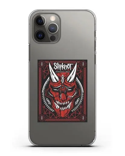 Чехол Slipknot с постером сборника Antennas to Hell силиконовый для iPhone 12 Pro