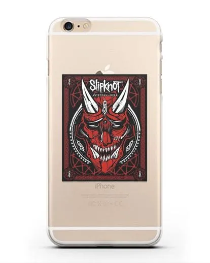 Чехол Slipknot с постером сборника Antennas to Hell силиконовый для iPhone 6 Plus
