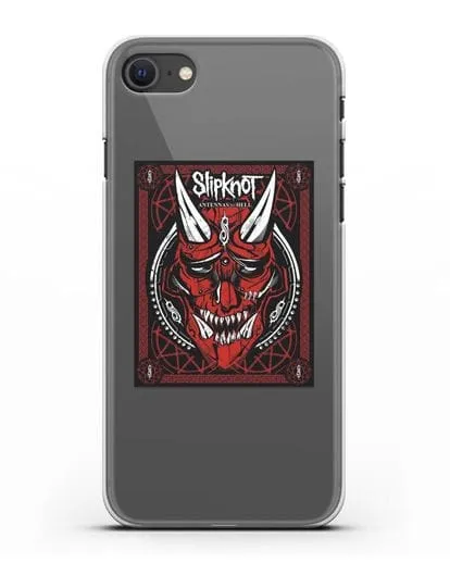 Чехол Slipknot с постером сборника Antennas to Hell силиконовый для iPhone SE 2020
