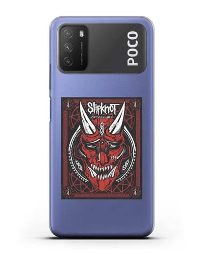 Чехол Slipknot с постером сборника Antennas to Hell силиконовый для Xiaomi Poco M3