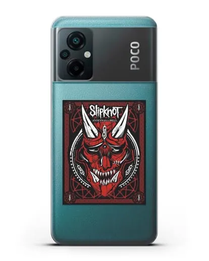 Чехол Slipknot с постером сборника Antennas to Hell силиконовый для Xiaomi Poco M5