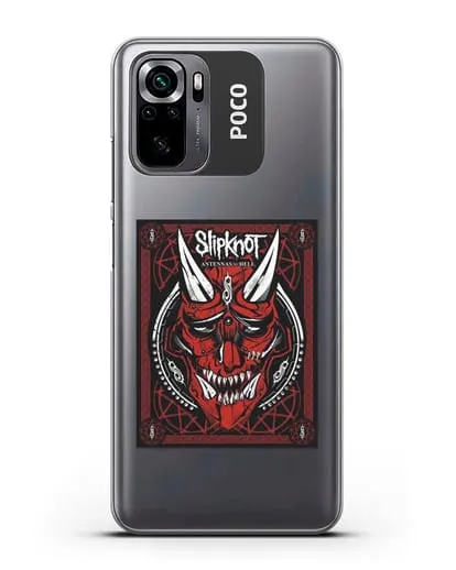 Чехол Slipknot с постером сборника Antennas to Hell силиконовый для Xiaomi Poco M5s
