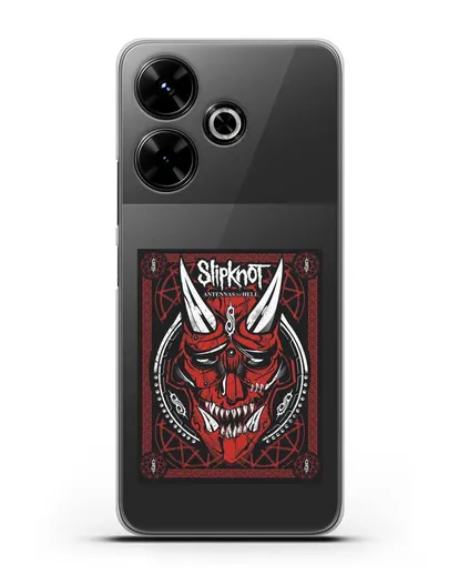 Чехол Slipknot с постером сборника Antennas to Hell силиконовый для Xiaomi Poco M6