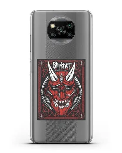 Чехол Slipknot с постером сборника Antennas to Hell силиконовый для Xiaomi Poco X3