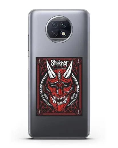 Чехол Slipknot с постером сборника Antennas to Hell силиконовый для Xiaomi Redmi Note 9T