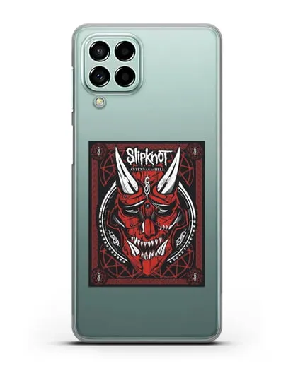 Чехол Slipknot с постером сборника Antennas to Hell силиконовый для Samsung Galaxy M53 [SM-M536]