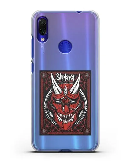 Чехол Slipknot с постером сборника Antennas to Hell силиконовый для Xiaomi Redmi Note 7