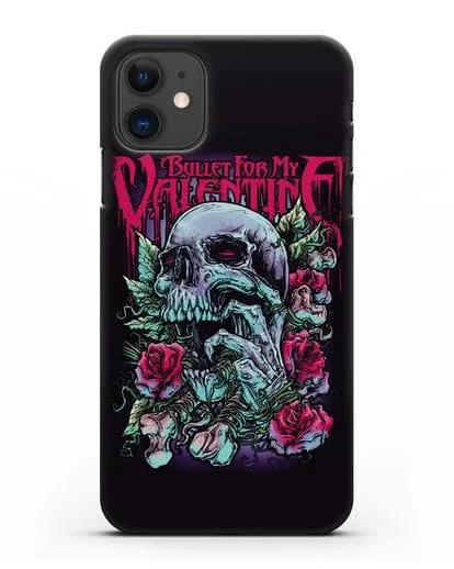 Чехол с картинкой Bullet for my Valentine силиконовый для iPhone 11