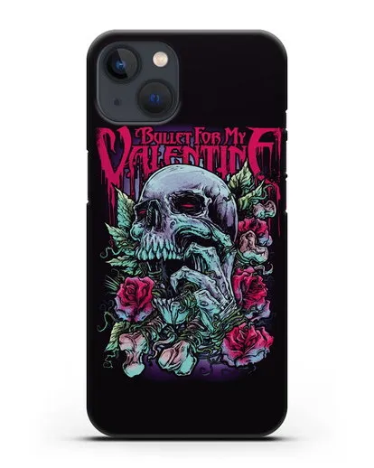 Чехол с картинкой Bullet for my Valentine силиконовый для iPhone 13