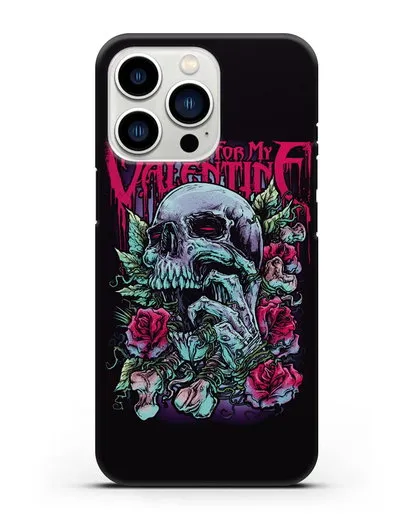 Чехол с картинкой Bullet for my Valentine силиконовый для iPhone 13 Pro