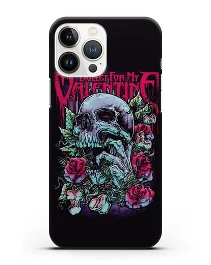 Чехол с картинкой Bullet for my Valentine силиконовый для iPhone 13 Pro Max