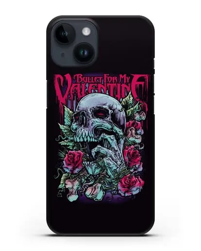 Чехол с картинкой Bullet for my Valentine силиконовый для iPhone 14