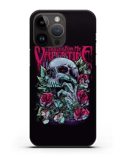 Чехол с картинкой Bullet for my Valentine силиконовый для iPhone 14 Pro Max