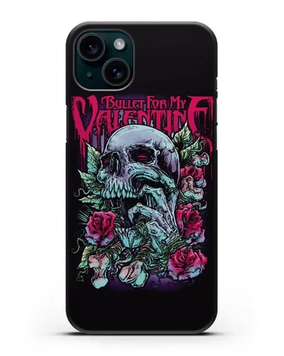 Чехол с картинкой Bullet for my Valentine силиконовый для iPhone 15 Plus