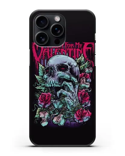 Чехол с картинкой Bullet for my Valentine силиконовый для iPhone 15 Pro Max