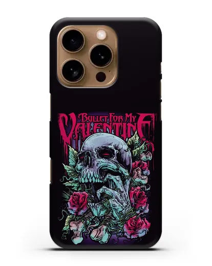 Чехол с картинкой Bullet for my Valentine силиконовый для iPhone 16 Pro
