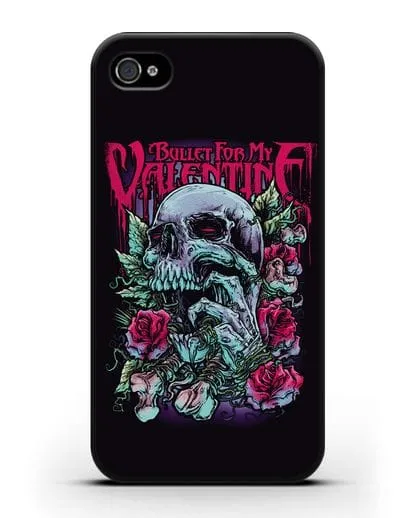Чехол с картинкой Bullet for my Valentine силиконовый для iPhone 4/4s