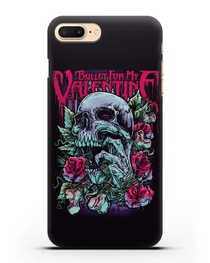Чехол с картинкой Bullet for my Valentine силиконовый для iPhone 8 Plus