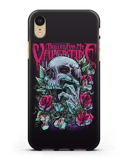 Чехол с картинкой Bullet for my Valentine силиконовый для iPhone XR