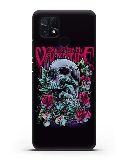 Чехол с картинкой Bullet for my Valentine силиконовый для Xiaomi Poco C40
