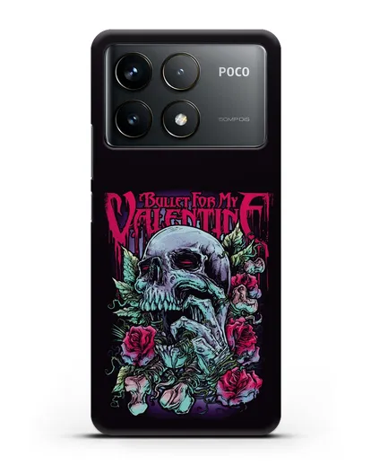 Чехол с картинкой Bullet for my Valentine силиконовый для Xiaomi Poco F6 Pro