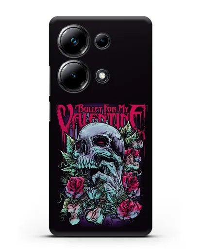 Чехол с картинкой Bullet for my Valentine силиконовый для Xiaomi Poco M6 Pro