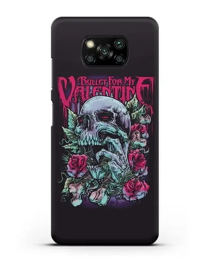 Чехол с картинкой Bullet for my Valentine силиконовый для Xiaomi Poco X3