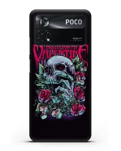 Чехол с картинкой Bullet for my Valentine силиконовый для Xiaomi Poco X4 Pro