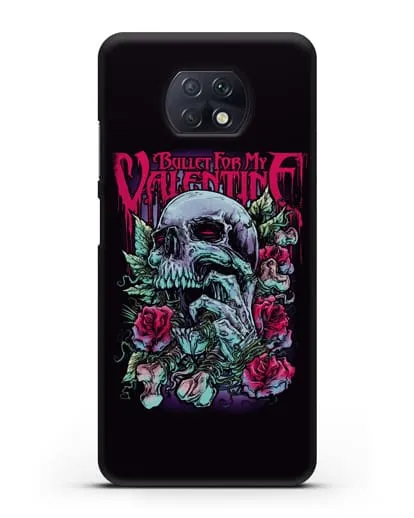 Чехол с картинкой Bullet for my Valentine силиконовый для Xiaomi Redmi Note 9T