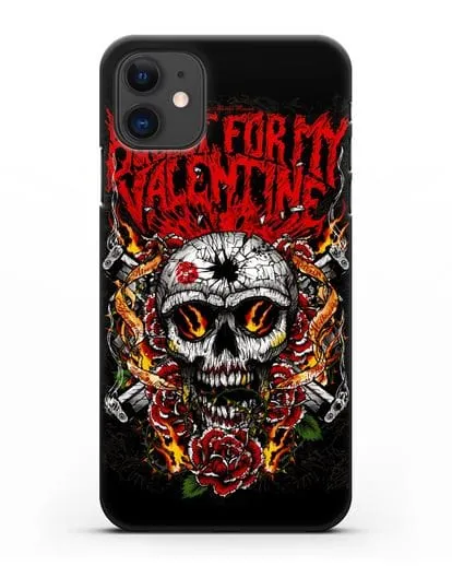 Чехол с иллюстрацией Bullet for my Valentine силиконовый для iPhone 11