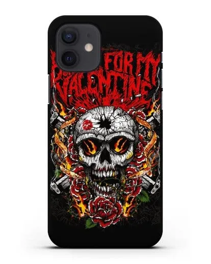 Чехол с иллюстрацией Bullet for my Valentine силиконовый для iPhone 12