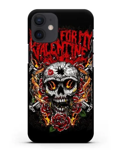 Чехол с иллюстрацией Bullet for my Valentine силиконовый для iPhone 12 mini