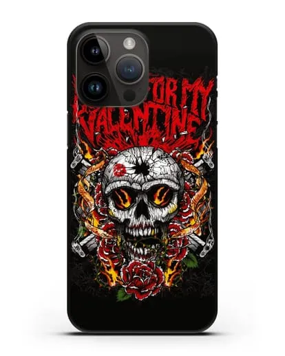 Чехол с иллюстрацией Bullet for my Valentine силиконовый для iPhone 14 Pro Max