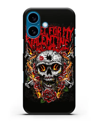 Чехол с иллюстрацией Bullet for my Valentine силиконовый для iPhone 16