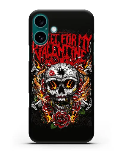 Чехол с иллюстрацией Bullet for my Valentine силиконовый для iPhone 16 Plus
