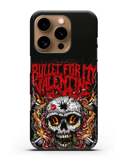 Чехол с иллюстрацией Bullet for my Valentine силиконовый для iPhone 16 Pro