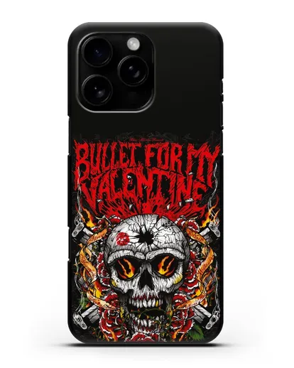 Чехол с иллюстрацией Bullet for my Valentine силиконовый для iPhone 16 Pro Max